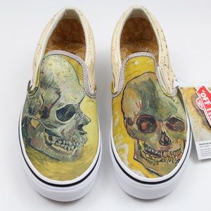Vans Vincent Van Gogh Skull Classic Slip On